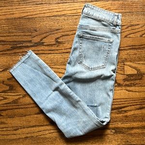OOTDFash Bella Super High Rise Ankle Jeans